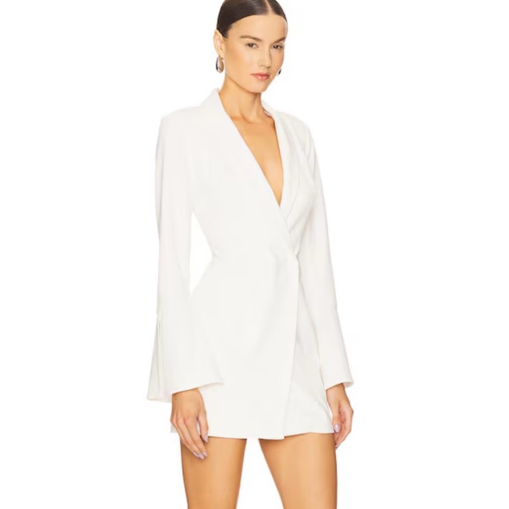 NBD Blazer Dress Ivory Women’s Size S